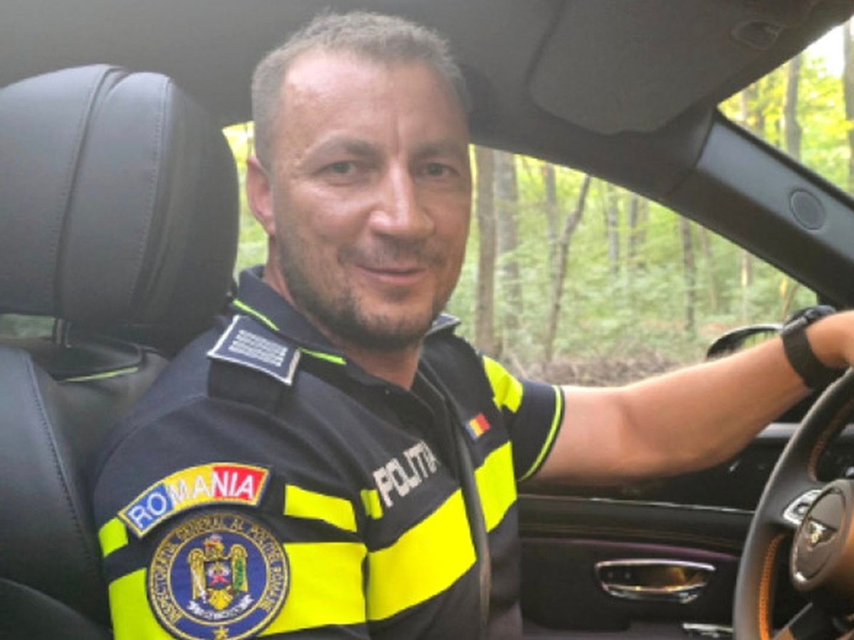 Polițistul și influencerul Marian Godină, fotografie de pe rețelele sociale