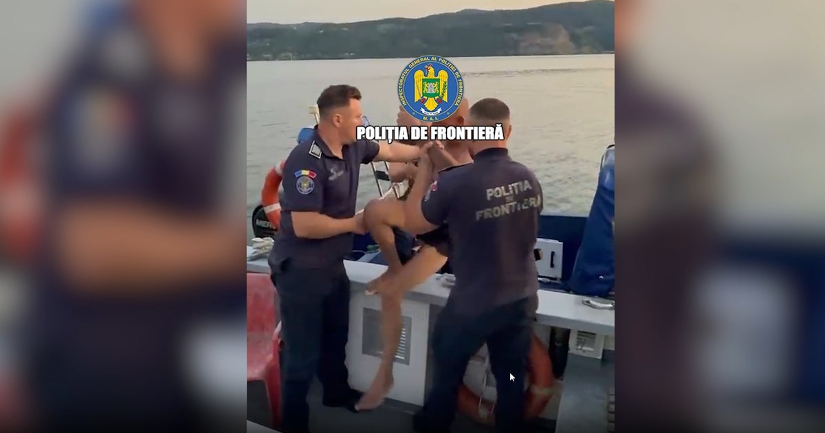 Ambarcațiune a Poliției de Frontieră pe Dunăre