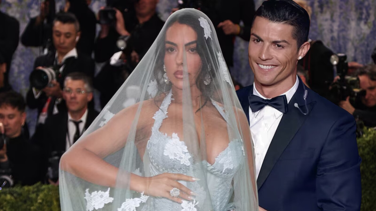 Cristiano Ronaldo și Georgina Rodríguez, într-o imagine de la un eveniment public