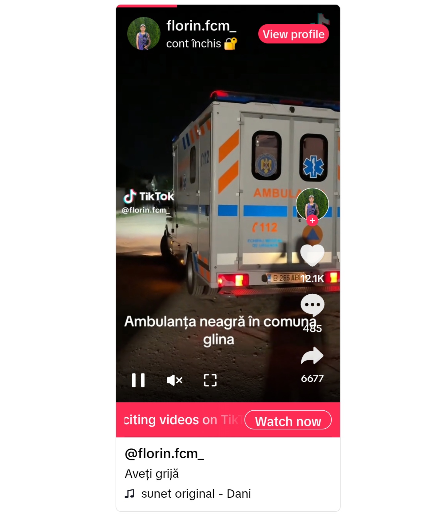 Ambulanță atacată cu topoare în Cluj, șoferul rănit la ochi