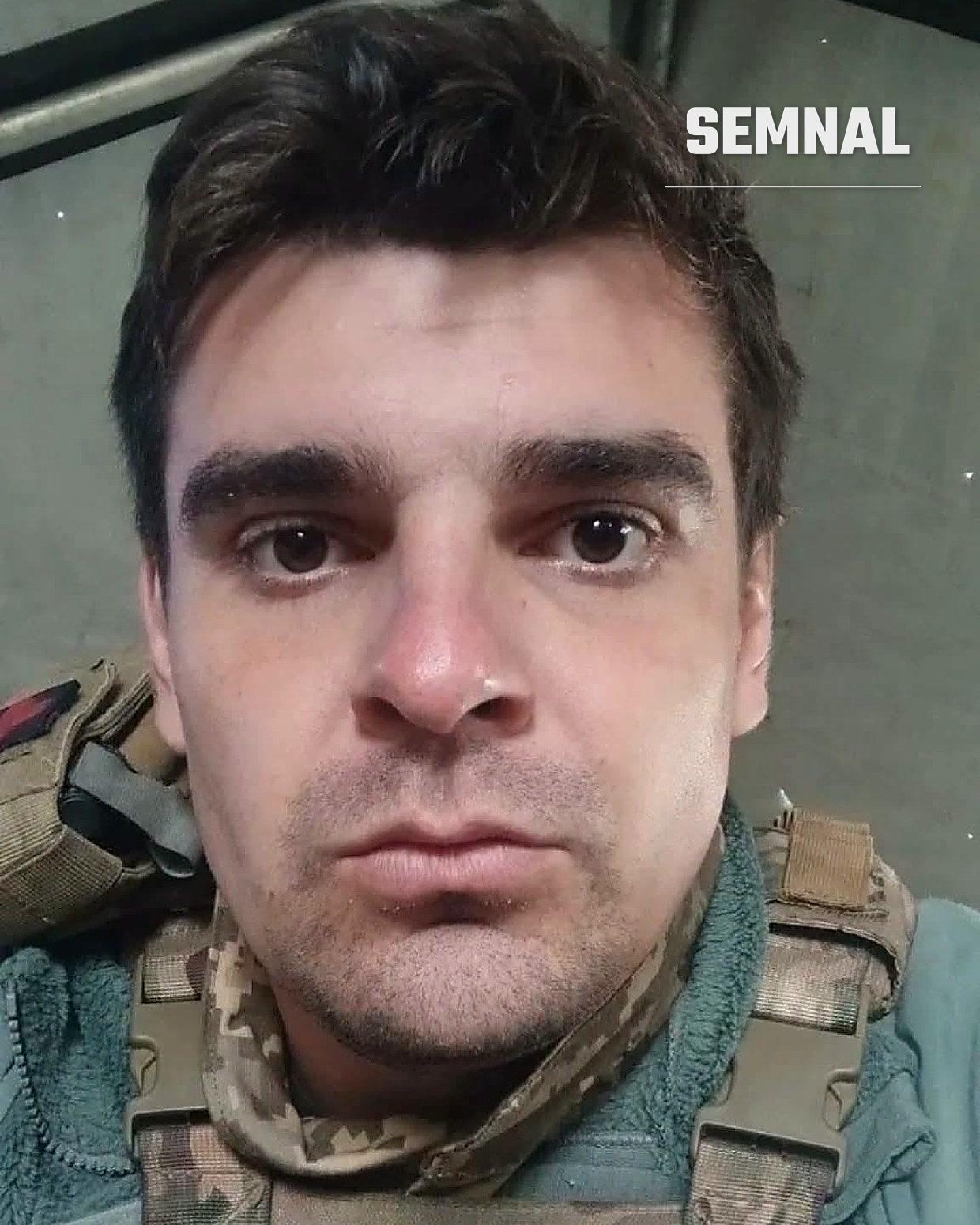 Sublocotenentul Vladislav Polski, comandant de companie de asalt în Regimentul 475 „Code 9.2”, decorat cu titlul de Erou al Ucrainei