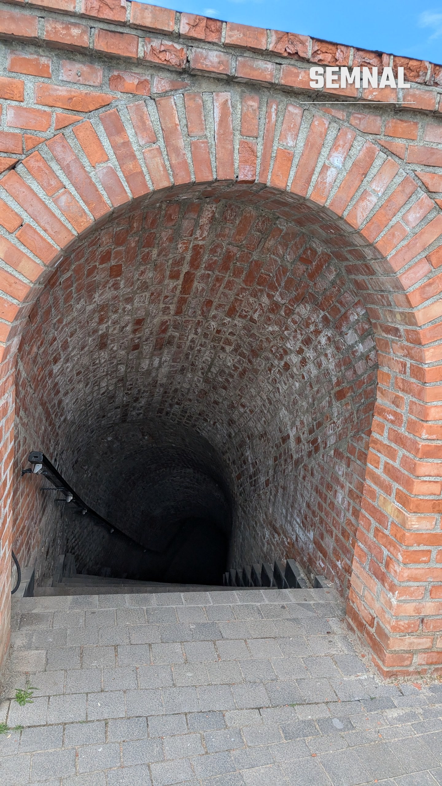 Tunel de cărămidă în incinta cetății, Alba Iulia