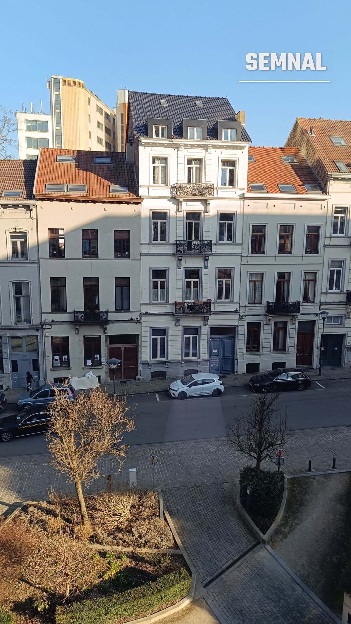 Cartierul central văzut de la înălțime, în apropierea hotelului