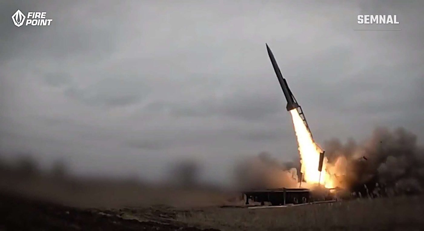Lansarea de test a rachetei FP-7, din februarie 2026 (Foto: Fire Point, captură video)