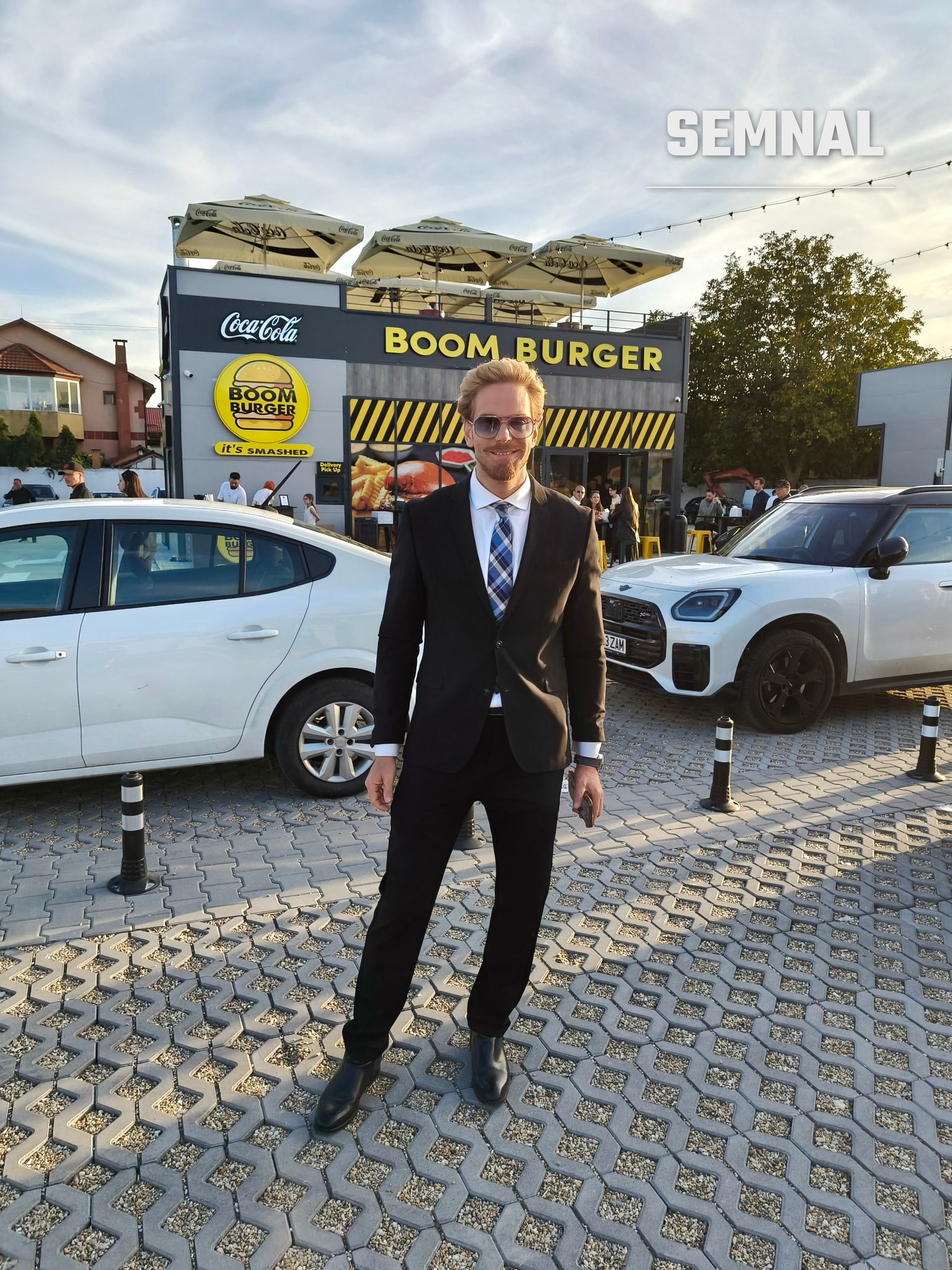 Ilan Laufer, la inaugurarea complexului din Otopeni. Fotografie realizată de Lucian Dinu