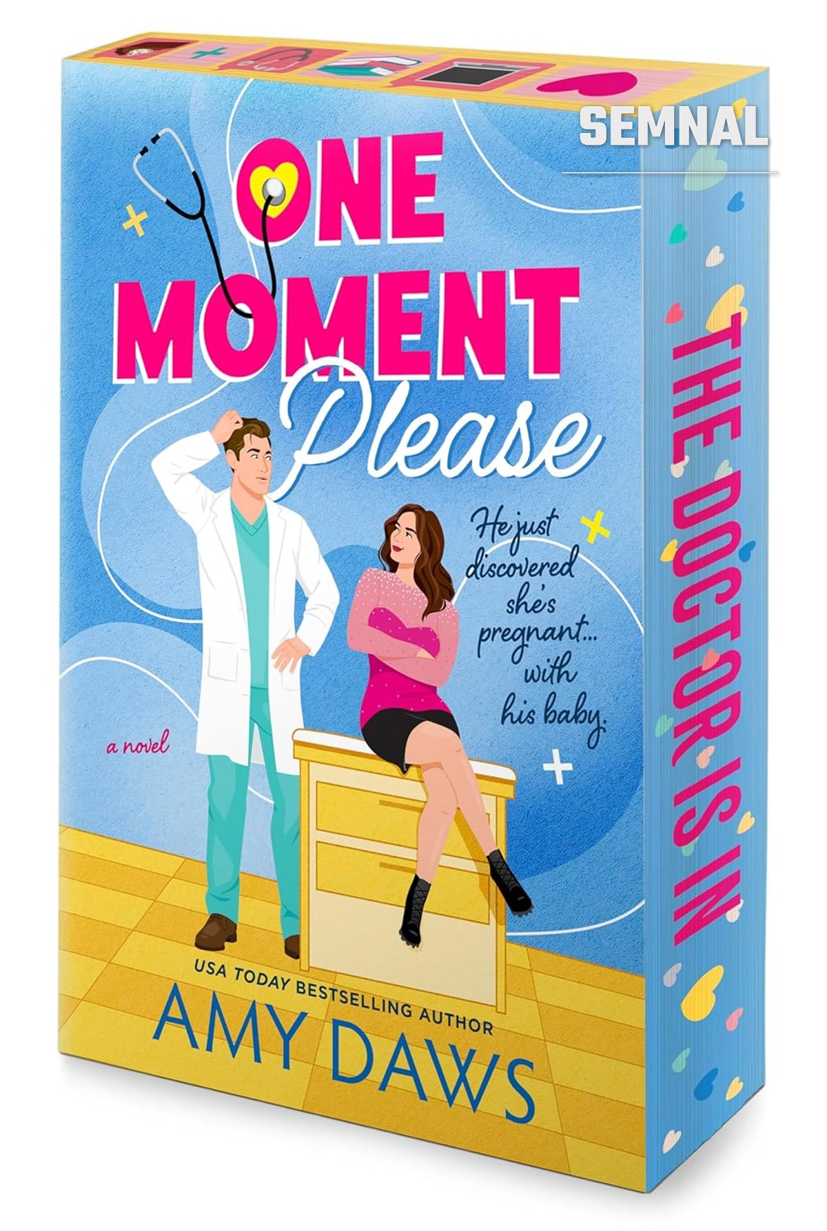 Coperta romanului „One Moment Please” de Amy Daws