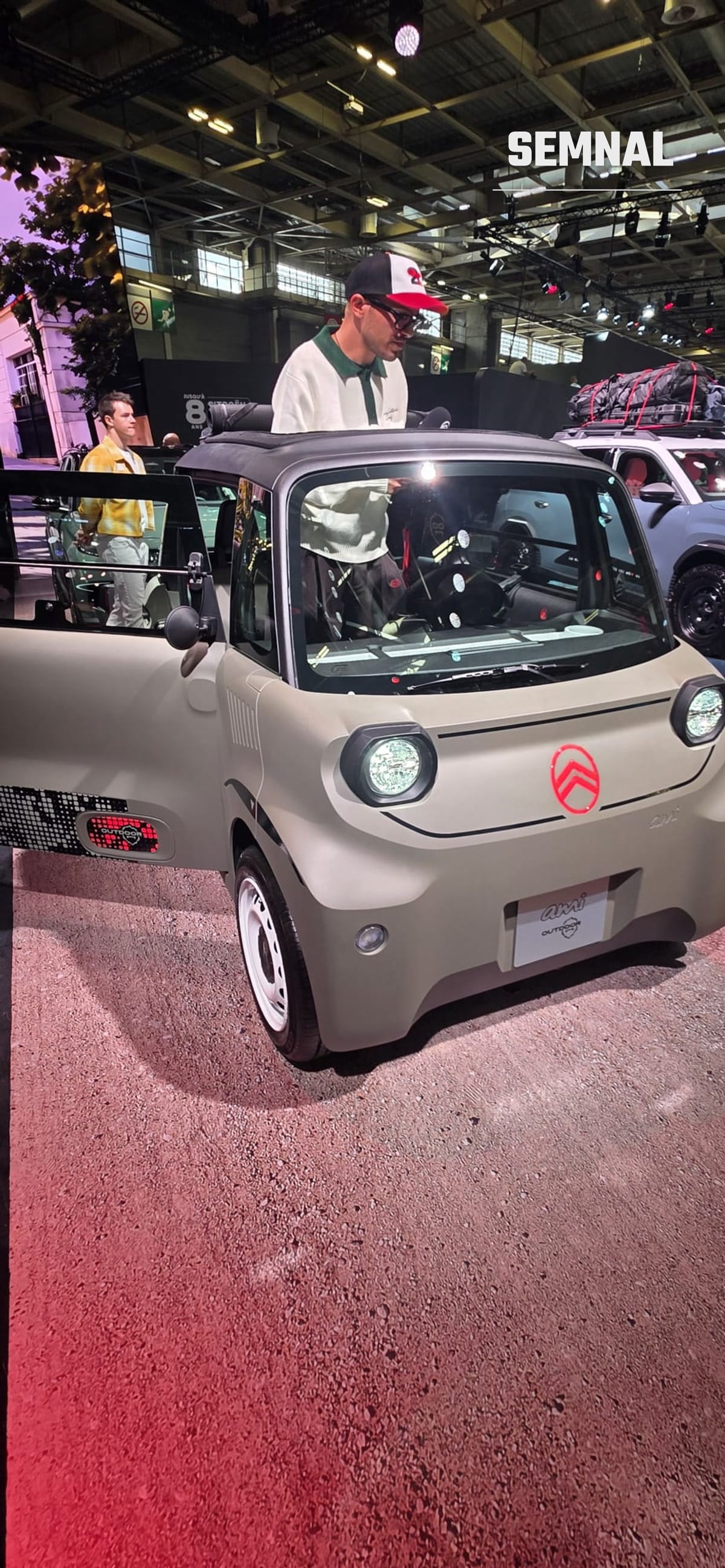 Citroën Ami în versiunea Outdoor, pe standul mărcii