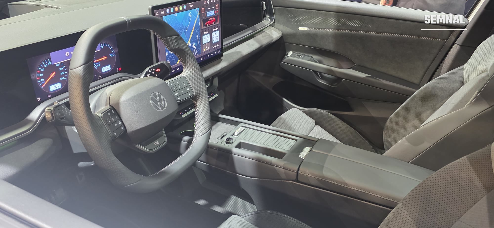 Bordul ID. Tiguan, cu instrumentarul digital și ecranul central