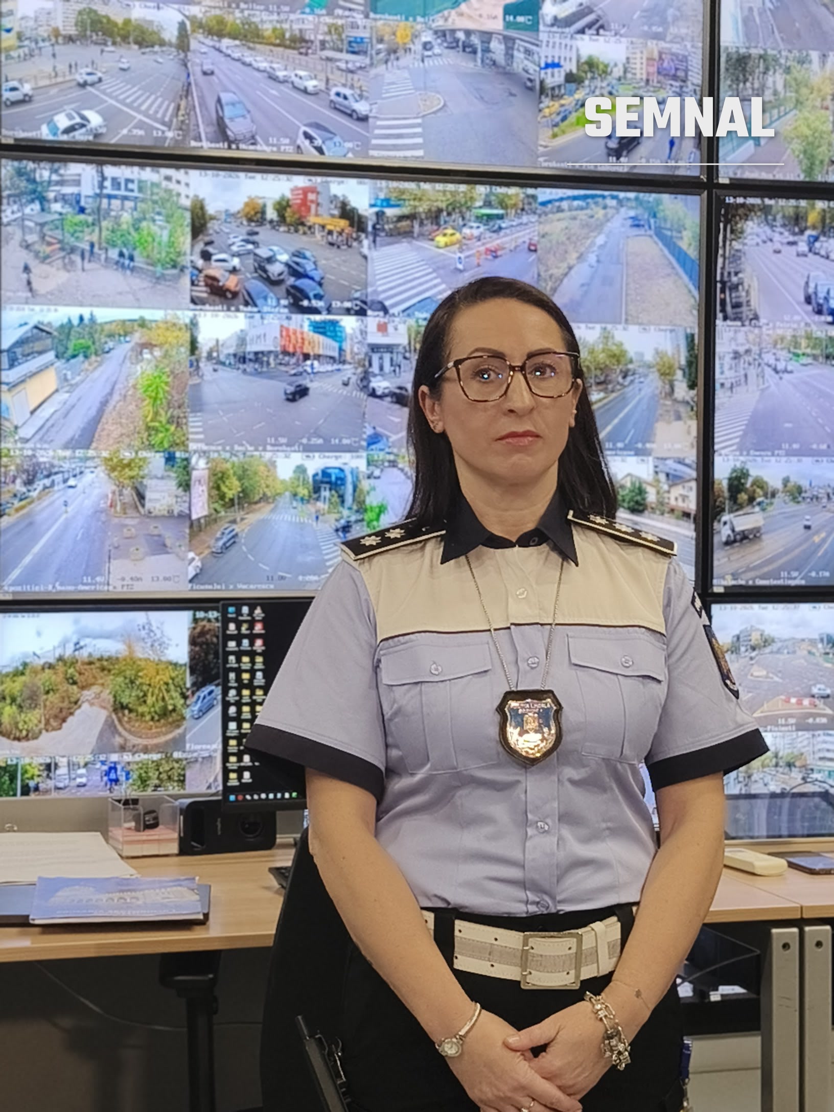 Mihaela Rădulescu, directorul general al Poliției Locale Sector 1. Fotografie realizată de Lucian Dinu