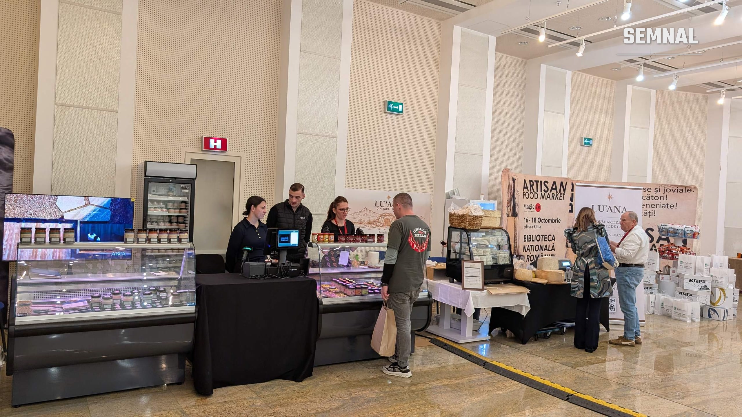 Standul Arca, la Artisan Food Market. Fotografie realizată de Lucian Dinu