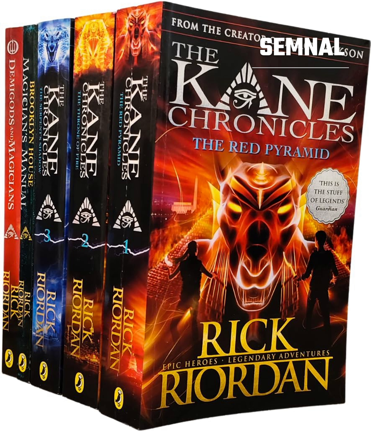 Volumele seriei „The Kane Chronicles” de Rick Riordan