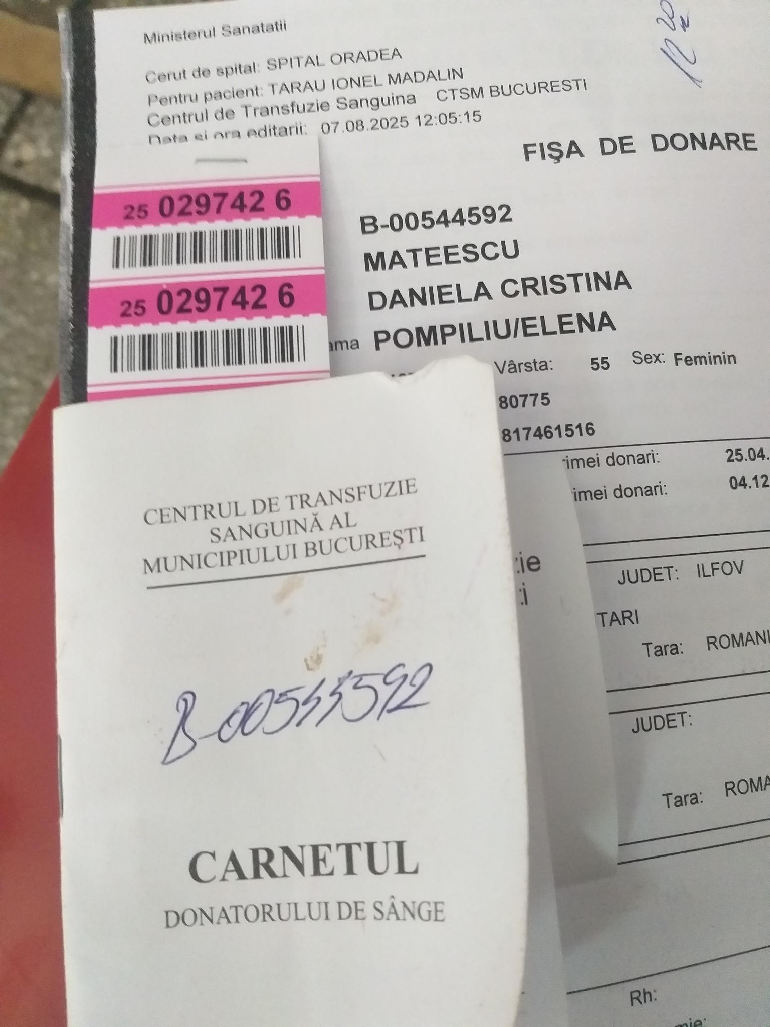 Donarea de sânge, un act de iubire
