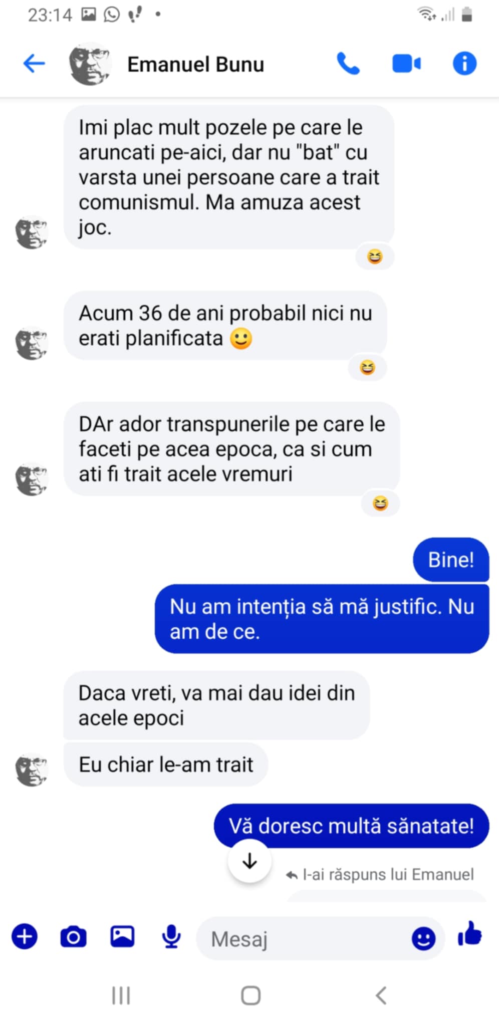 M-a supărat unul pe Facebook! :)