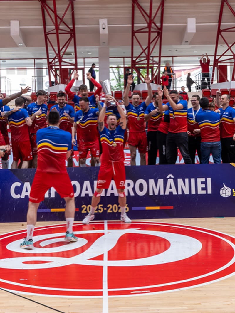 Dinamo București, campioana României la handbal masculin. Foto: Facebook / CS Dinamo București Handbal