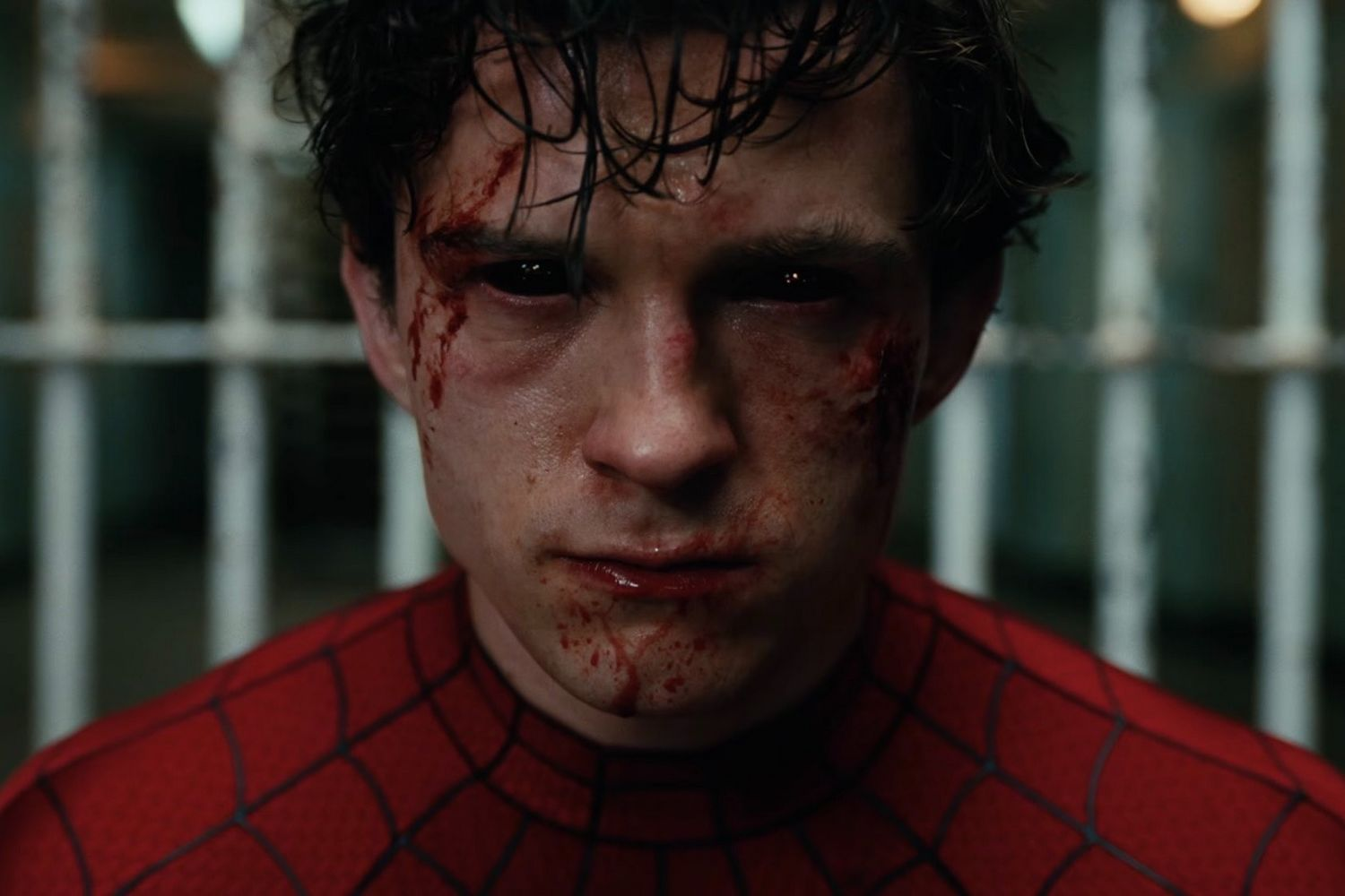 Tom Holland în rolul lui Peter Parker în filmul Spider-Man: O nouă zi