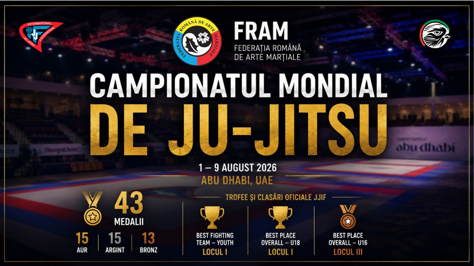 România, 43 de medalii la Mondialul de Ju-Jitsu